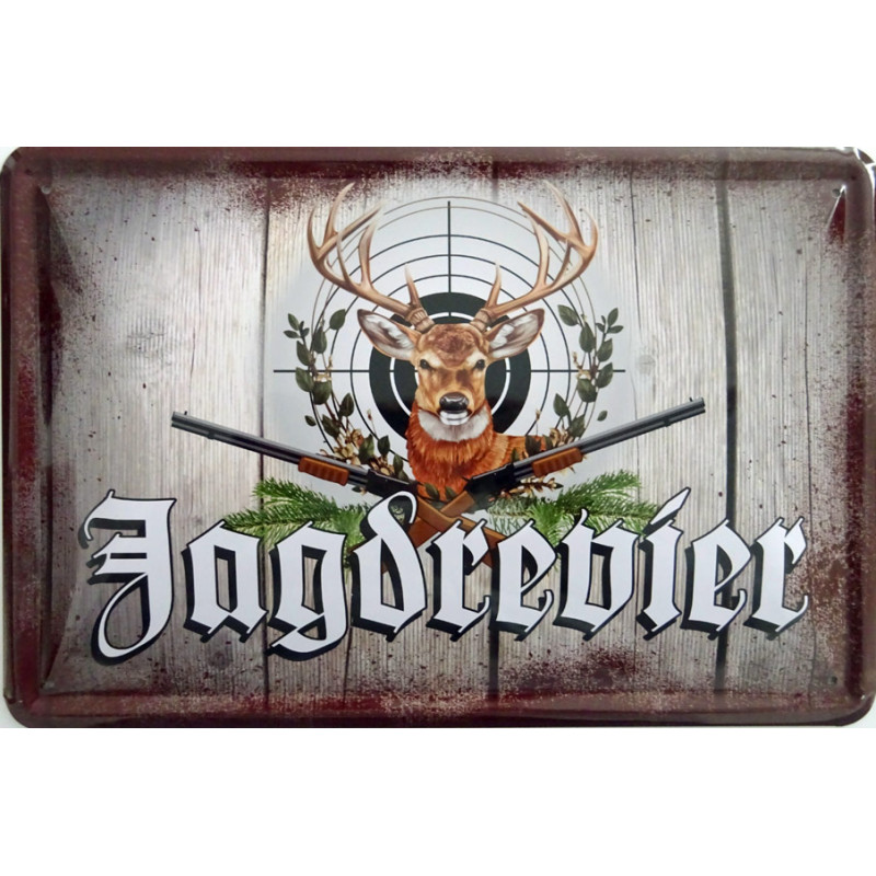 Blechschild Jagdrevier Blechschild Jagdrevier