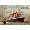 Blechschild Olympic Titanic White Star Line