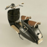 Scooter Motorroller Vespa Blechmodell schwarz 27cm
