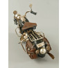 Motorrad Blechmodell schwarz 19 cm