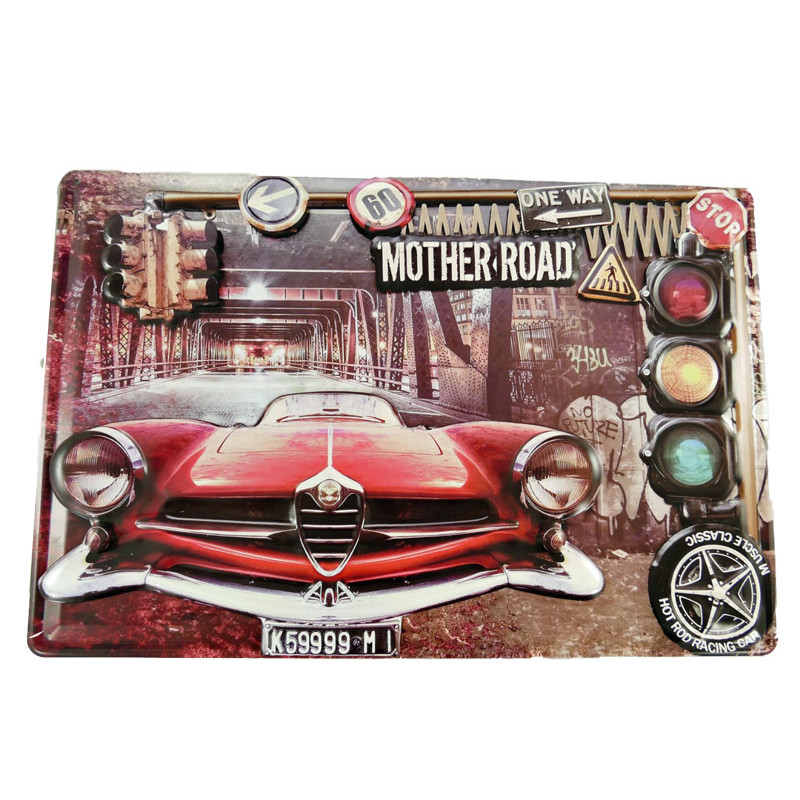 Blechschild Route 66 Mother Road Blechschild Route 66 Mother Road