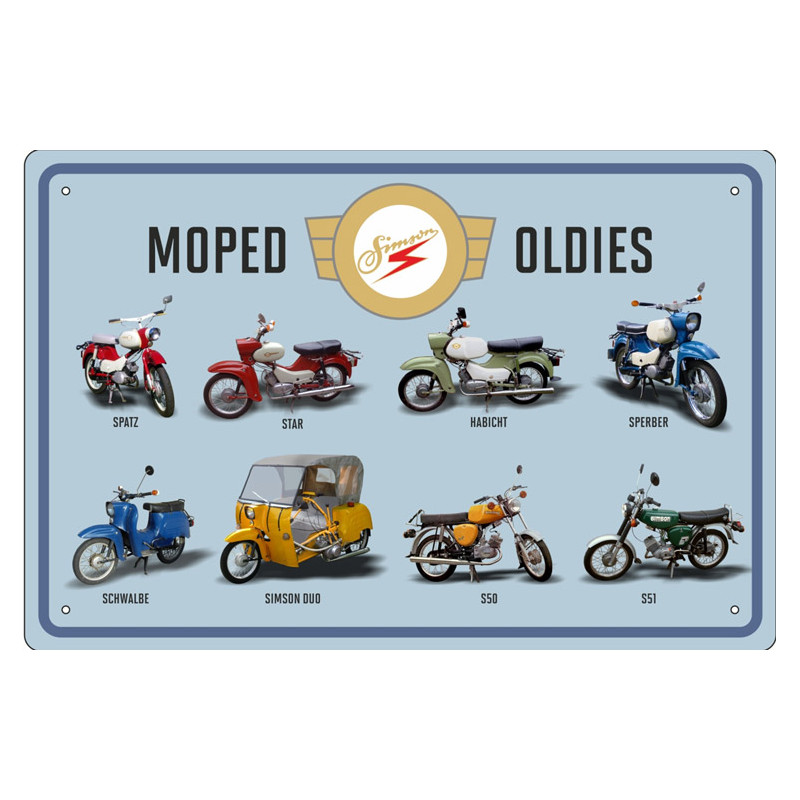 Blechschild Simson Oldies Blechschild Simson Oldies