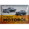 Blechschild Blutgruppe Motoröl