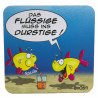 Bierdeckel "Das Flüssige" aus Kork