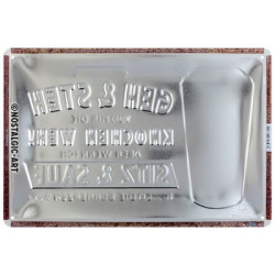 Wo ich geh und steh Blechschild - Nostalgic-Art