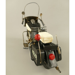 Motorrad Police Harley Blechmodell 37 cm