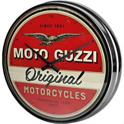 Moto Guzzi Wanduhr - Nostalgic-Art
