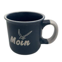 Kaffeebecher "Moin mit Möwe" – Maritimes Design Hösti Becher