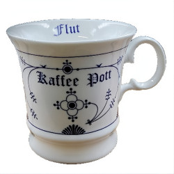 Kaffee Pott Indisch Blau Kaffeetasse Kaffeepott Teetasse