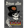 Blechschild Böser alter Ossi