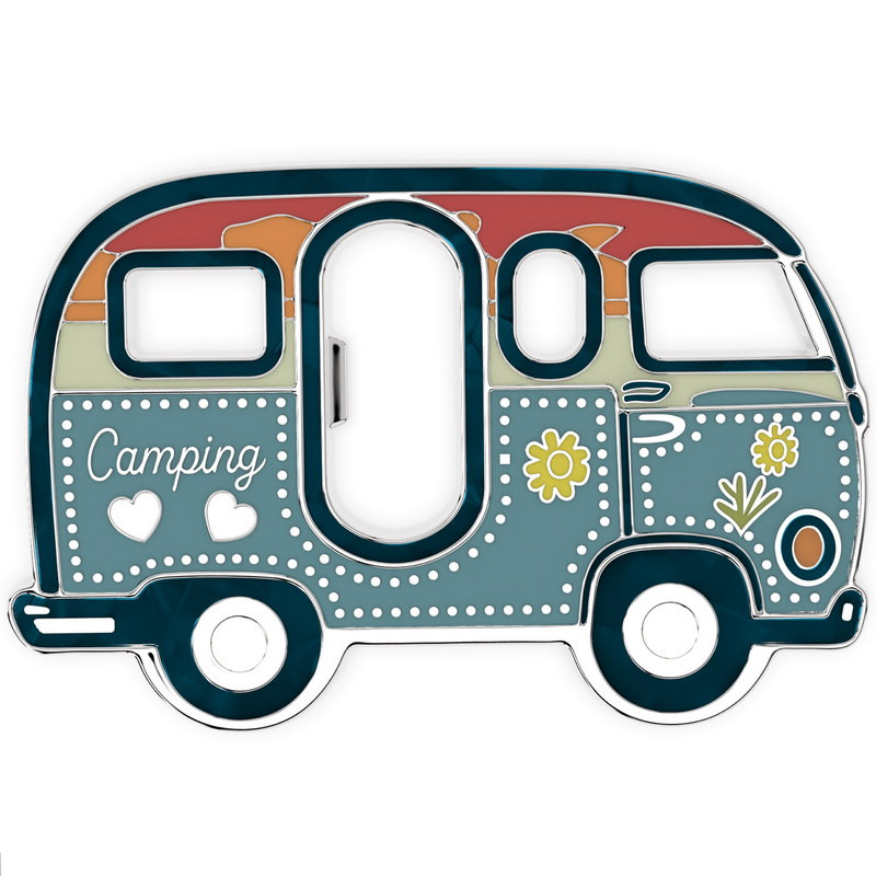 Campingbus Flaschenöffner 13x8 cm