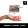 Kühlschrank-Magnet Genieße Deine Zeit