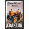 Lanolu Blechschild Echte Männer fahren Traktor 20x30 cm