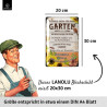 Lanolu Blechschild Gartenregeln 20x30 cm