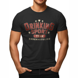 T-Shirt Drinking Sports Team Ehrenmitglied - RAHMENLOS®