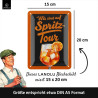 Lanolu Blechschild Wir sind auf Spritz-Tour 15x20 cm