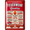 Lanolu Blechschild Feuerwehrgesetze
