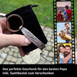 Schlüsselanhänger Beste Papa der Welt - mit Flaschenöffner