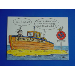 Wasserschutzpolizei Emma-Postkarte