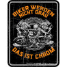 Blechschild Biker werden nicht grau - RAHMENLOS® 3788