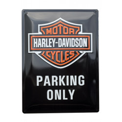 Harley-Davidson Blechschild Parking Only