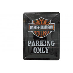 Harley-Davidson Blechschild Parking Only - Nostalgic-Art