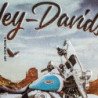 Harley-Davidson Blechschild Route 66 - Nostalgic-Art
