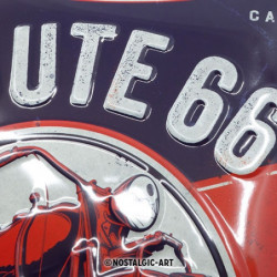 Route 66 Blechschild Motor Oil - Nostalgic-Art