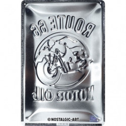 Route 66 Blechschild Motor Oil - Nostalgic-Art