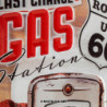 Route 66 Blechschild Gas Station - Nostalgic-Art