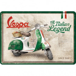 Vespa Blechpostkarte...