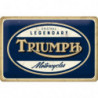 Triumph Blechschild Legendary Motorcycles - Nostalgic-Art