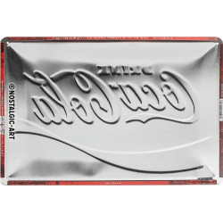 Coca Cola Blechschild Logo rot - Nostalgic-Art