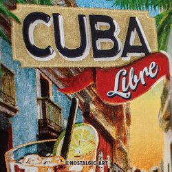 Cuba Libre - Blechschild - Nostalgic-Art