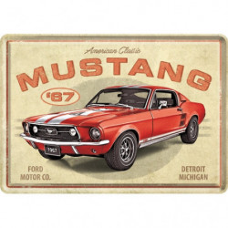 Ford Mustang Blechpostkarte...