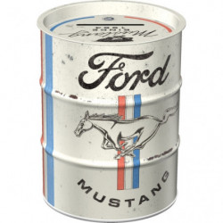 Ford Mustang Spardose Ölfass - Nostalgic-Art