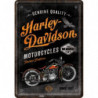 Harley-Davidson Blechpostkarte Timeless Tradition - Nostalgic-Art