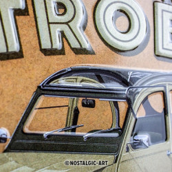 Citroen 2CV Blechschild Ente - Nostalgic-Art