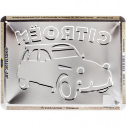 Citroen 2CV Blechschild Ente - Nostalgic-Art