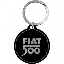 Fiat 500 Schlüsselanhänger - Nostalgic-Art