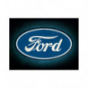 Ford Magnet mit Logo - Nostalgic-Art