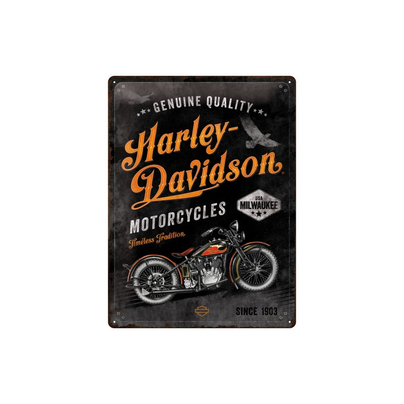 Harley-Davidson Blechschild Timeless Tradition - Nostalgic-Art