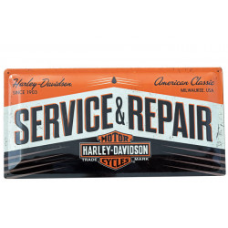Harley-Davidson Blechschild Service & Repair - Nostalgic-Art