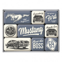 Ford Mustang Magnet-Set - Nostalgic-Art