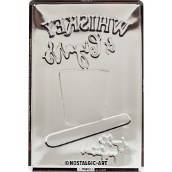 Whiskey & Cigars Blechschild - Nostalgic-Art