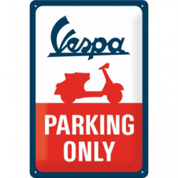 Vespa Blechschild Parking Only - Nostalgic-Art