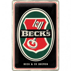 Beck´s Bier Blechschild - Nostalgic-Art