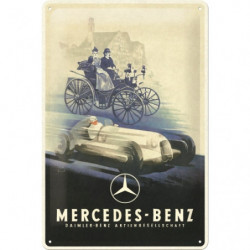 Mecedes-Benz Blechschild Silberpfeil Historic - Nostalgic-Art