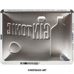 Gin Tonic Blechschild - Nostalgic-Art