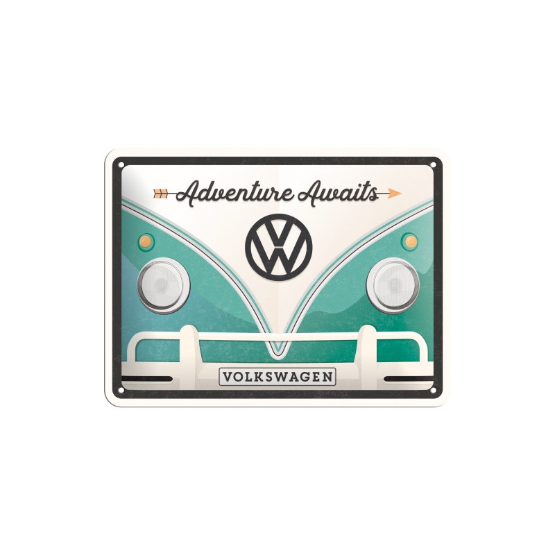 VW Blechschild Bulli Adventure - Nostalgic-Art